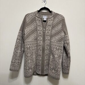 Vintage Pendleton Women's S 100% Lambs Wool Cardigan Full Zip EUC